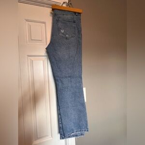 Just Black Denim straight leg jeans.